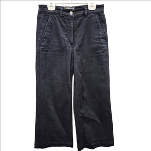 Everlane The Wide Leg Crop Pant Navy